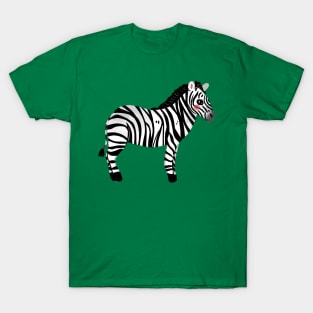 Zebra Painting Hand Drawn T-Shirt